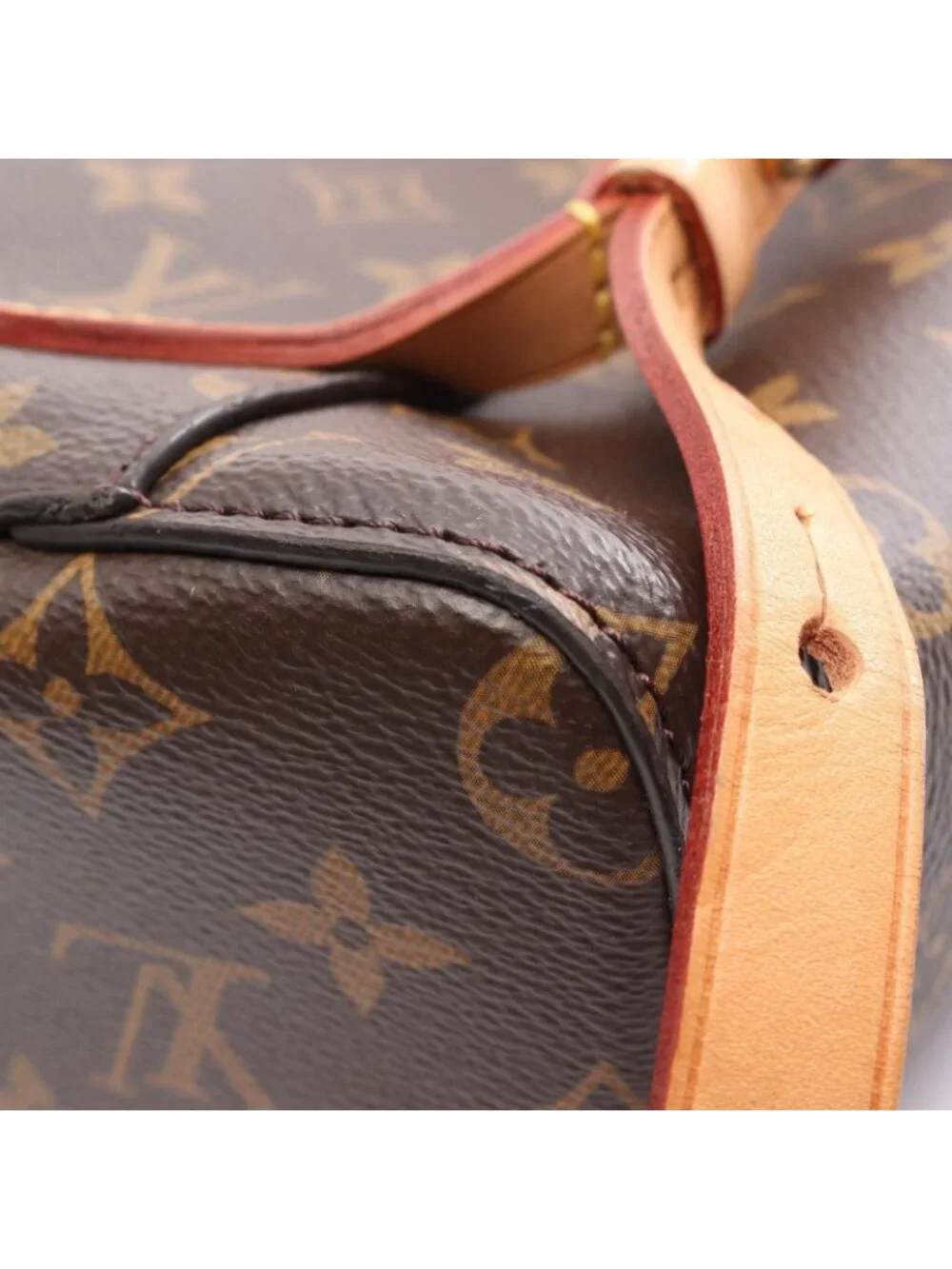 Louis Vuitton Backpack Montsouris Monogram Canvas Leather